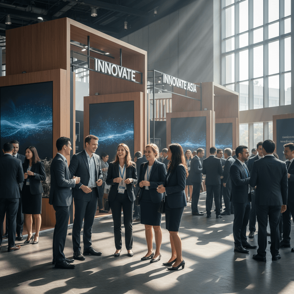 Bangkok RHVAC trade show conference attendees networking