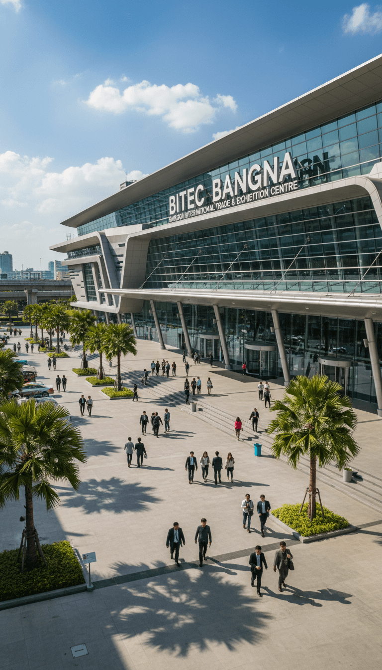 Exhibition hall at BITEC Bangna in Bangkok